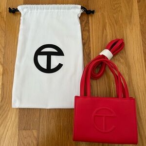 Telfar Red Shopping Bag - Mini (2020) BRAND NEW